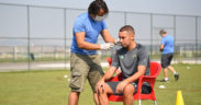 Denizlisporlu futbolcular laktat testinden geçti