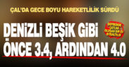 Denizli’de depremler sürüyor. 3.4 ve 4.0 büyüklüğünde sarsıntı