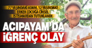 Acıpayam’da iğrenç olay: 77 yaşındaki adam 12 yaşındaki erkek çocuğa cinsel istismardan tutuklandı