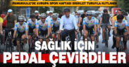 Pamukkale’de Avrupa Spor Haftası, bisiklet turuyla kutlandı
