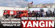 Denizli’de kuru yemiş fabrikasında yangın