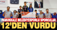 Pamukkale Belediyesporlu sporcular dartta 9 madalya kazandı