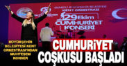 Büyükşehir Belediyesi Kent Orkestrası’ndan Cumhuriyet Bayramı konseri
