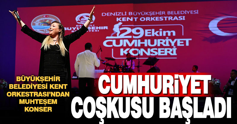 Büyükşehir Belediyesi Kent Orkestrası’ndan Cumhuriyet Bayramı konseri