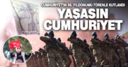 Cumhuriyet’in 98. Yıldönümü törenle kutlandı