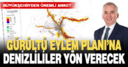 Bu anket Denizli’nin Gürültü Eylem Planı’na yön verecek
