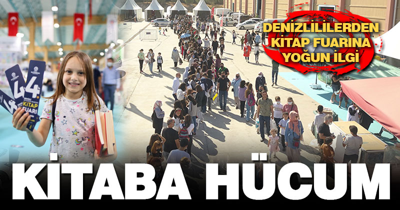 Denizlililer kitap fuarına akın etti