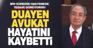 Duayen avukat vefat etti