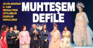 Denizli’deki 6. Uluslararası Denizli Cam Bienali’nde sanatçılar cam eserleri “giyerek” sergiledi