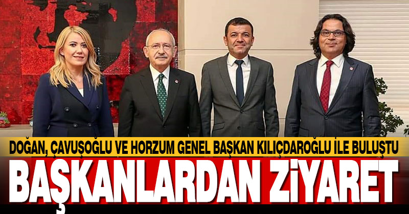 CHP’li başkanlardan Kılıçdaroğlu’na ziyaret