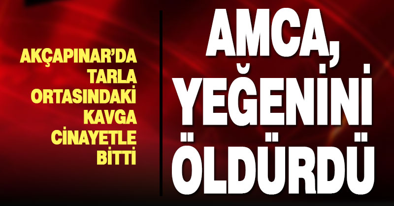 Denizli’de amca yeğen arasında çıkan tartışmada, yeğen öldü