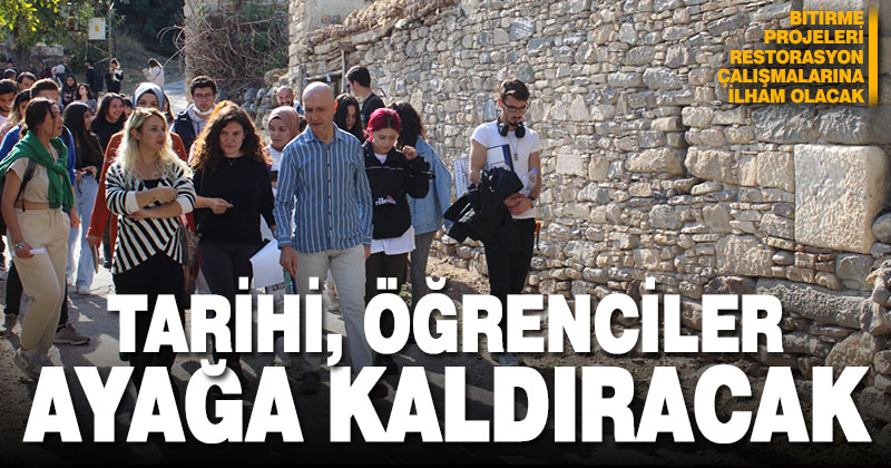 Öğrencilerin bitirme projesi tarihi binalara ilham olacak