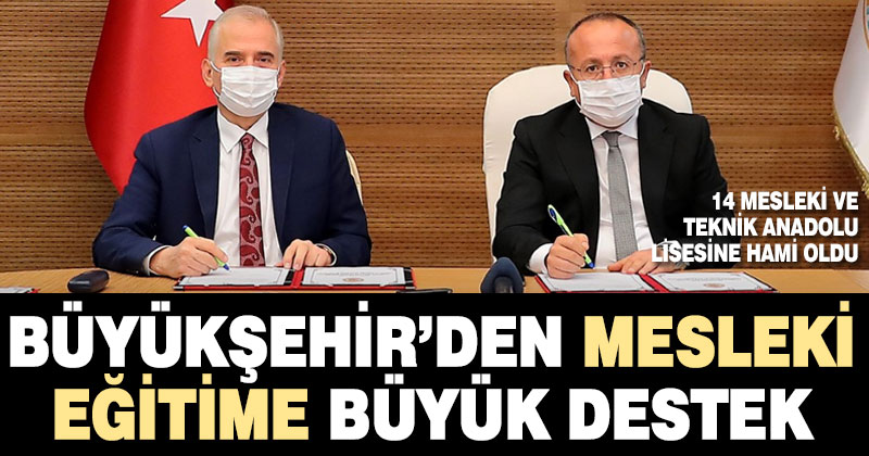 Büyükşehir’den mesleki eğitime büyük destek. “1000 Okul İyileştirme Projesi” Denizli’de hayat buluyor