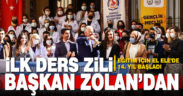Eğitim İçin El Ele’de 14. yıl başladı, ilk ders zilini Başkan Zolan çaldı
