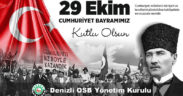 Denizli OSB Cumhuriyet Bayramı’nı kutluyor