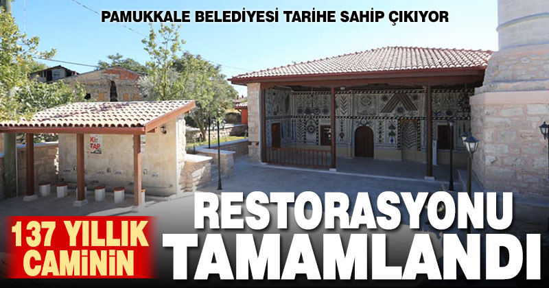 Pamukkale Belediyesi tarihe sahip çıkıyor