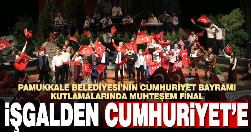 Pamukkale Belediyesi çalışanları İşgalden Cumhuriyet’e giden yolu canlandırdı