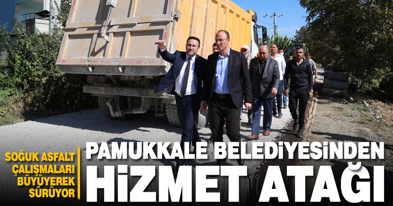 Pamukkale Belediyesi’nden Kocadere’de hizmet atağı