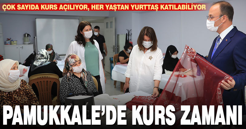 Pamukkale’de kurs başvuruları için son gün 10 Ekim
