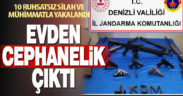 Bekilli’de ruhsatsız silahlarla yakalanan zanlı gözaltına alındı
