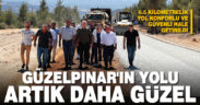 Büyükşehir Güzelpınar Yolu’nu güzelleştirdi