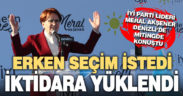İYİ Parti Lideri Meral Akşener Denizli’de miting düzenledi