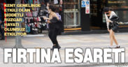 Denizli’de fırtına esareti