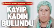Kayıp kadın bulundu