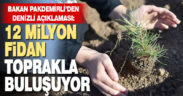 Denizli’ye yaklaşık 12 milyon fidan dikilecek