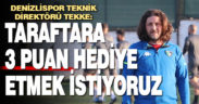 Denizlispor Teknik Direktörü Tekke, Keçiörengücü maçı öncesi takımını değerlendirdi