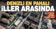 Denizli emlak sektöründe en pahalı 9’ncu il oldu