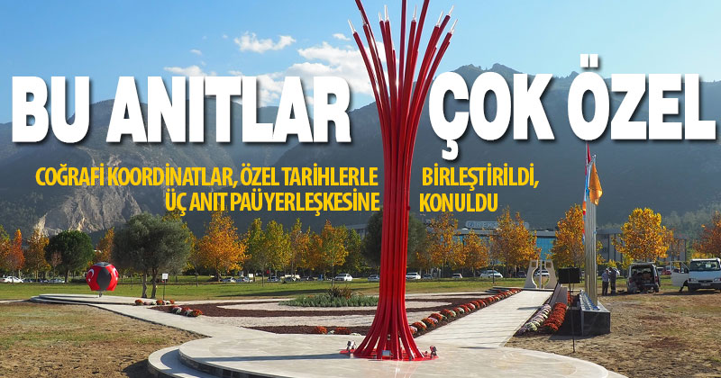 PAÜ’de coğrafi koordinatların kesiştiği noktaya Mehmet Akif Ersoy Anıtı yapıldı