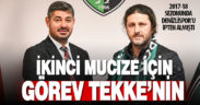 Kötü günler geçiren Denizlispor, 3 yıl aradan sonra yine Fatih Tekke ile anlaştı