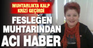 Fesleğen muhtarı Semiha Aras, kalp krizi sonucu yaşamını yitirdi