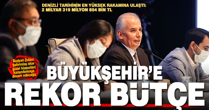 Büyükşehir’e rekor bütçe
