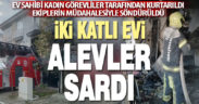 Denizli’de bir evde çıkan yangın hasara neden oldu