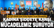 AK Parti Denizli Kadın Kolları Başkanı Feride Kabadayılar: Kadına şiddete karşı mücadelemiz sürüyor