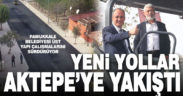 Pamukkale Belediyesi, Aktepe’nin yollarına asfalt döküyor