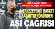 Yukatel Merkezefendi Belediyesi Basket Başantrenörü Aktaş’tan “aşı” çağrısı