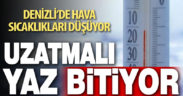 Denizli’de hava sıcaklığı düşüyor, uzatmalı yaz bitiyor