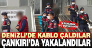 Kablo hırsızlığı yaptıkları iddiasıyla gözaltına alınan 4 şüpheliden 3’ü tutuklandı.
