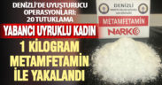 Denizli’de uyuşturucu operasyonları: 20 tutuklama