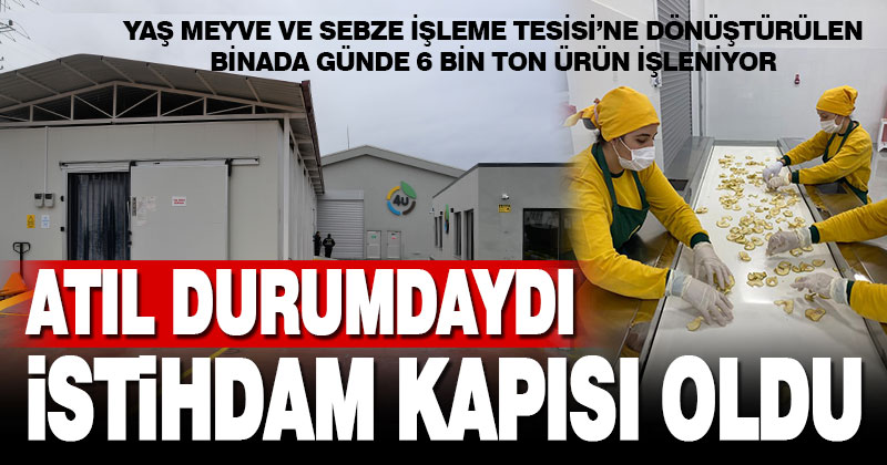 Buldan’ın Yenicekent Mahallesi’ndeki atıl durumdaki bina istihdam kapısı oldu