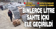 9 ilde sahte içki operasyonu: 24 gözaltı