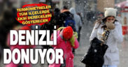 Denizli donuyor: Sıcaklık tüm ilçelerde eksiye düşüyor