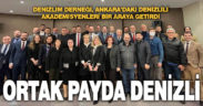 Denizlim Derneği, Ankara’daki Denizlili akademisyenleri bir araya getirdi