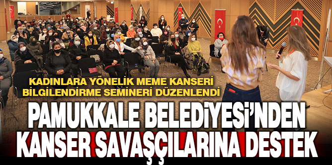 Pamukkale Belediyesi’nden kanser savaşçılarına destek