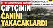 Jandarma 27 ton sahte gübre ele geçirdi