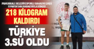 Pamukkale Belediyesporlu Bahadır Emer Isparta’dan madalyayla döndü