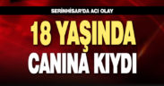 18 yaşındaki genç canına kıydı